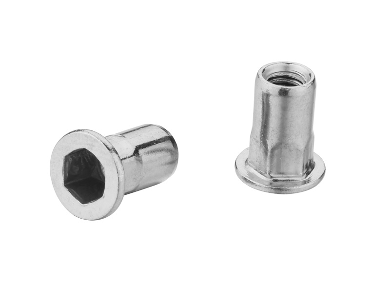 平头内外六角铆接螺母