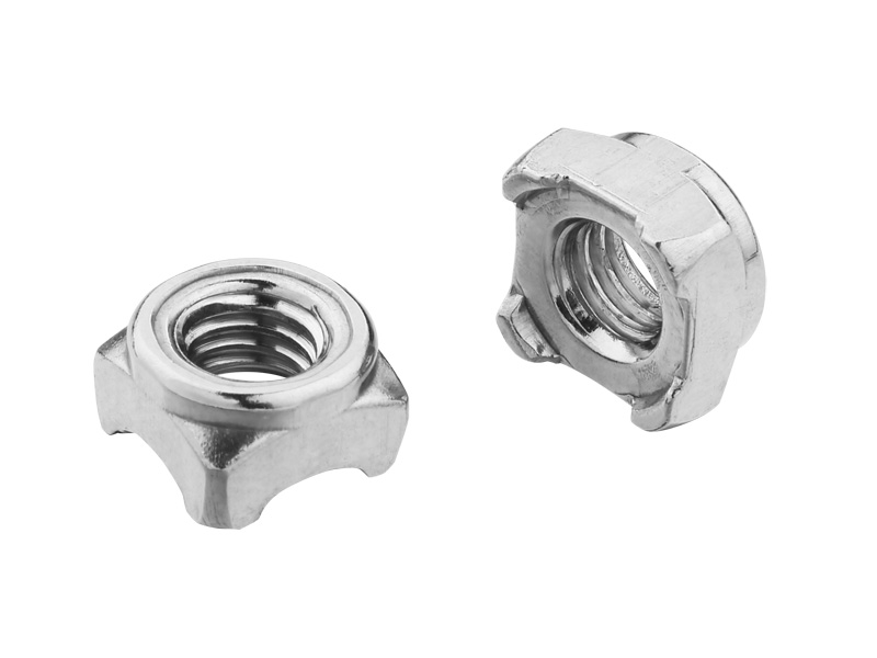 不锈钢四方点焊螺母